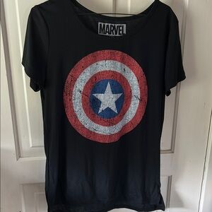 Marvel Black Tank with Red Graphic
